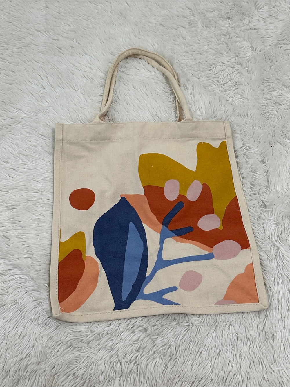 🥕 NWT Fossil Canvas Tote Bag